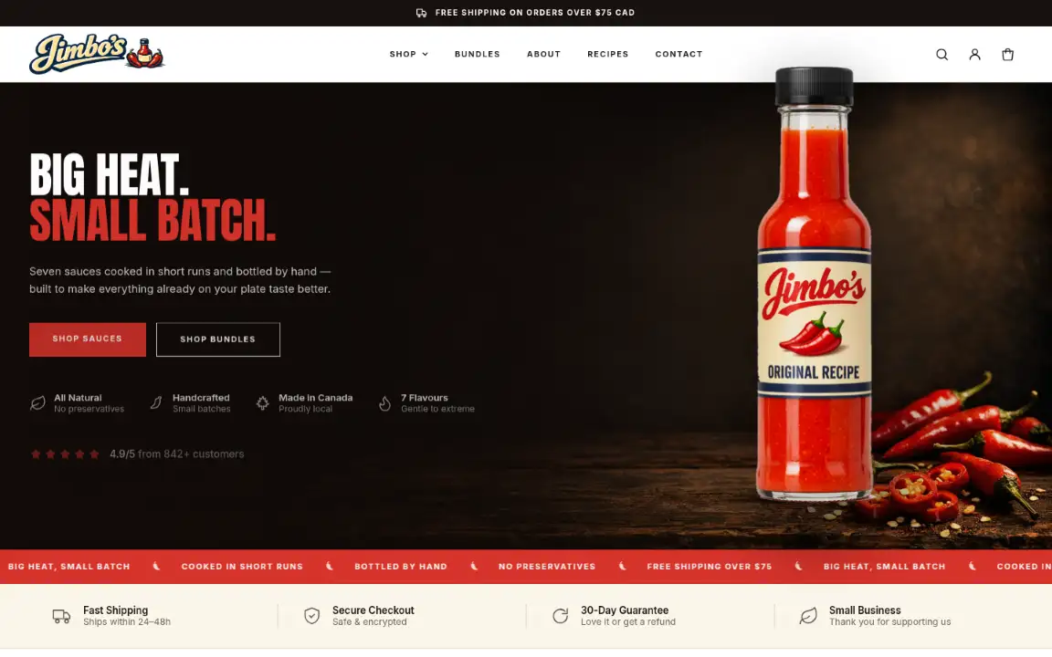 Jimbo's Hot Sauce