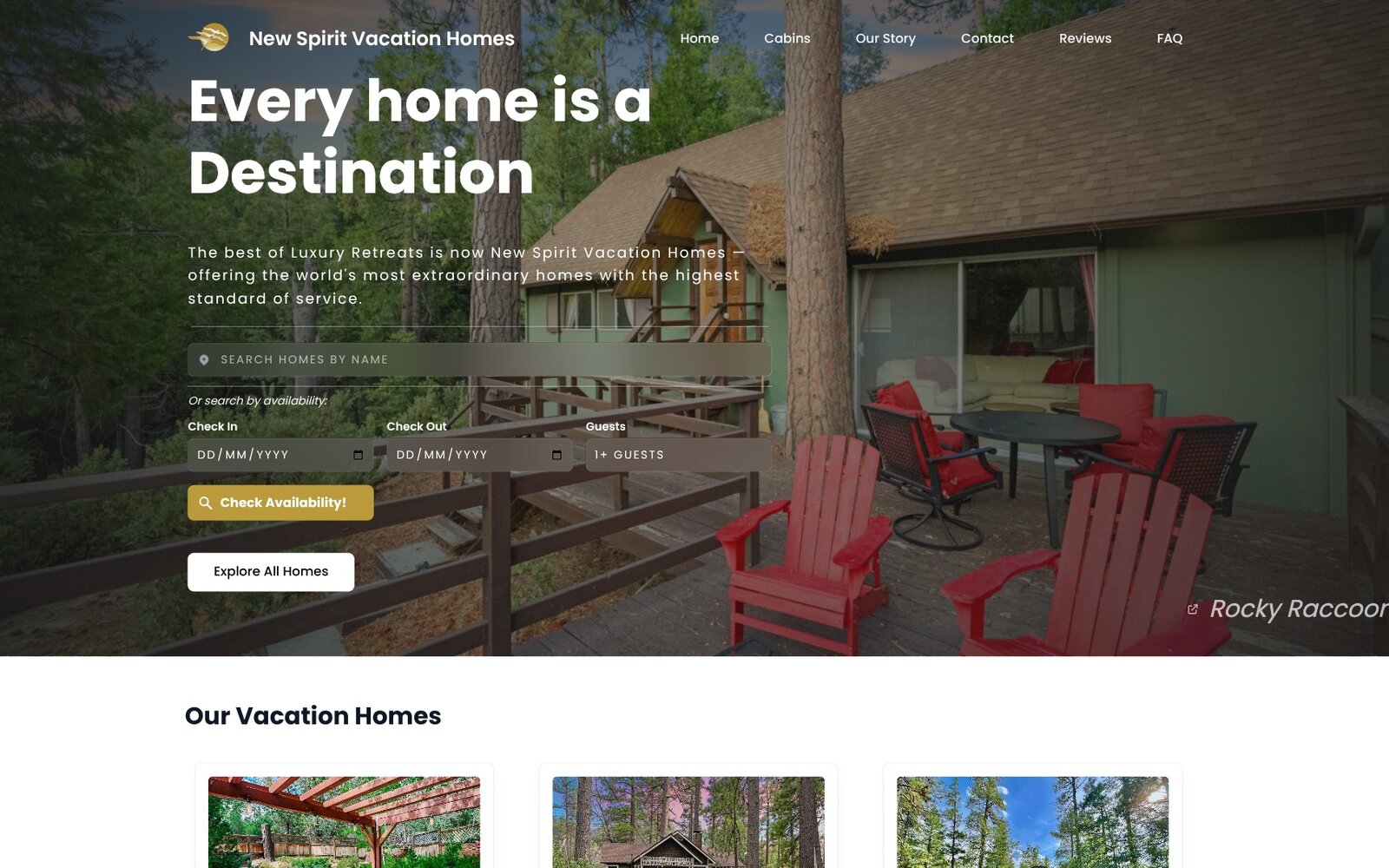 New Spirit Vacation Homes